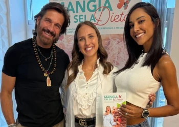 Juliana Moreira e Edoardo Stoppa da Alessia Aprea per la sua Different Diet