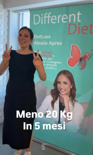 Different Diet della dottoressa Alessia Aprea, testimonianza di Fabi